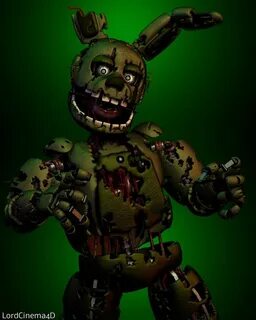 CINEMA 4D Springtrap by LordCinema4D Fnaf art, Fnaf wallpape