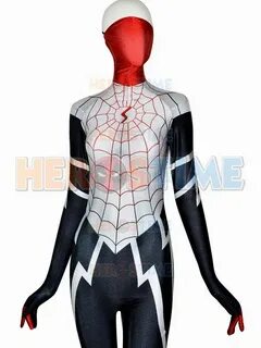 Шелковый костюм Человека паука для девочек, костюм супергеро