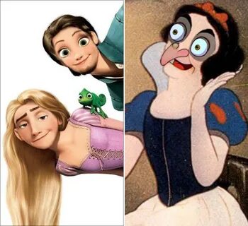 What Happens When You Swap Faces of Classic Disney Cartoon C