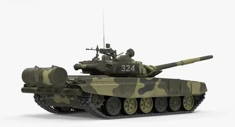 T72 Main Battle Tank Camo Rigged 3D 3D Molier International