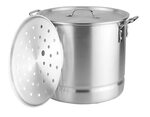 Kitchen Sense Aluminum Stock Pot with Steamer 42 quart (10 g
