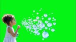 GREEN SCREEN 12 awesome bubbles effects animation HD chroma 