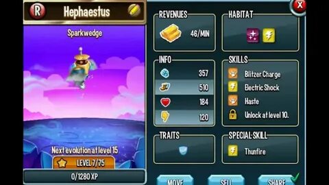 Monster Legends Sparkwedge Monster - Mobile Legends