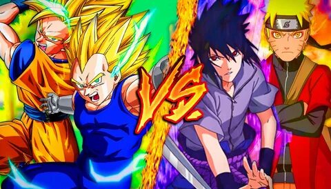 Goku Y Vegeta Vs Naruto Y Sasuke Combates Mortales - JayFmus