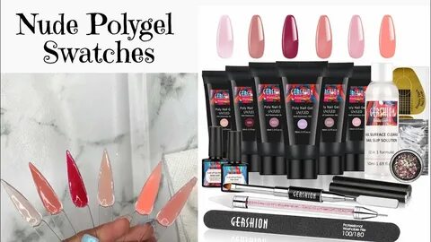 Gershion Polygel Nude Nature Colors - YouTube