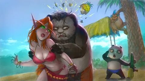 Fantastic World Of Warcraft Characters Make Love Not War - P