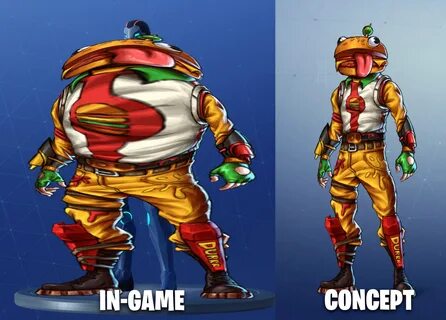 Fortnite Burger Skin