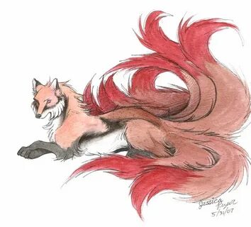 A kitsune lying down. Fox artwork, Kitsune fox, Fox fantasy