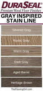 New Gray Blended Hardwood Stains by Duraseal Wood floor stai