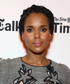 Kerry Washington Braided Updo - Kerry Washington Looks - Sty