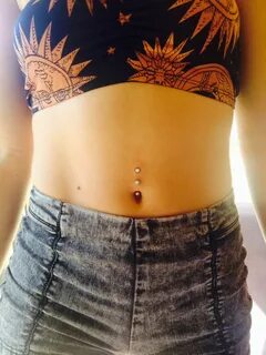 Dermal and belly button ring...check Dermal piercing, Belly 