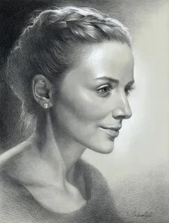 For Alexandra by OlgaSternik on DeviantArt Pencil portrait, 