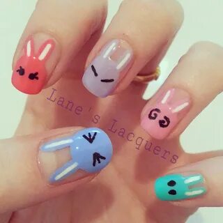 Bad Bunny Nails Ideas : Robin Moses Nail Art: "easter nail a