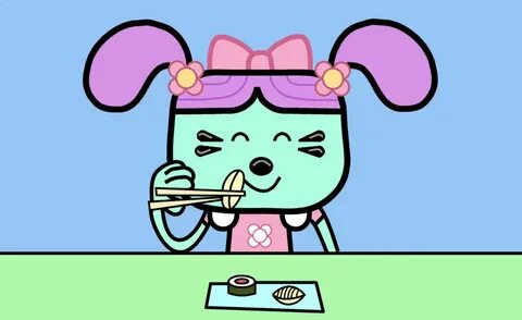 Daizy eating sushi by dev-catscratch on DeviantArt