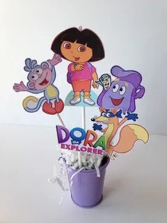 Dora the Explorer Birthday Party centerpiece by AlishaKayDes