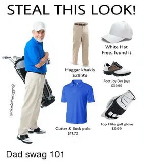 STEAL THIS LOOK! White Hat Free Found It Haggar Khakis $2999