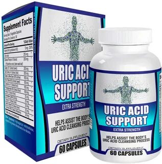 Natural Uric Acid Support Supplement Cleanse Flush Reducer -