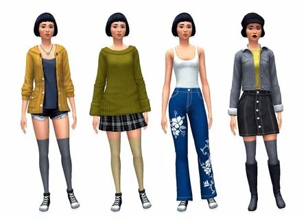 Ts4 lookbook nocc Sims 4 clothing, Sims 4 mods clothes, Sims