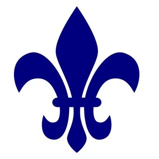 Royal Blue Fleur De Lis PNG, SVG Clip art for Web - Download