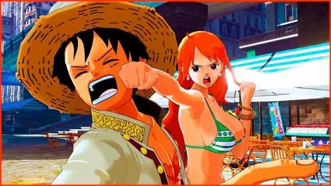 Nami Punches Luffy One Piece World Seeker Game - YouTube