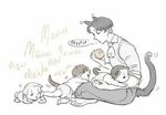 Attack in Titan Levi mpreg babies, catdads Anime dad, Attack