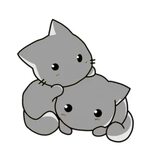 freetoedit cute cat kitten chibi sticker by @xngerouswoman