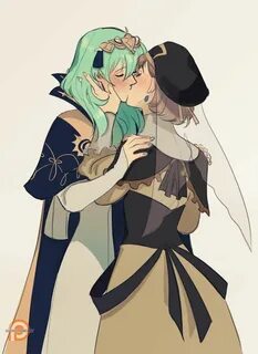Mercedes and Female Byleth love each other Fire emblem, Fire