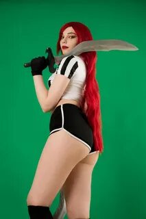 Red Card Katarina from League of Legends cosplay by Sawaka s