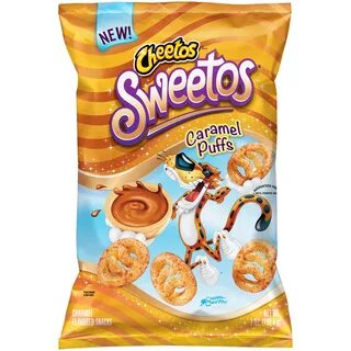 Cheetos Sweetos Caramel Puffs Caramel Flavored Snacks, 7 Oz.