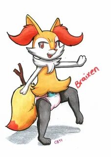 Diapered Braixen by ConejoBlanco -- Fur Affinity dot net