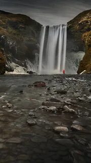 Waterfall Iceland Wallpaper Iphone - Beautiful Place
