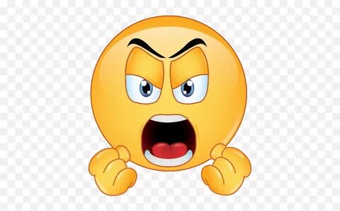 Download Free Png Emoticon Angry Anger Emojis Sticker Emoji 