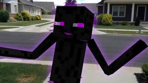 Minecraft Enderman In Real Life - Enderman Dance! - YouTube