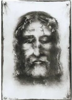 The Holy Face of Jesus as painted by Celine Martin (With ima