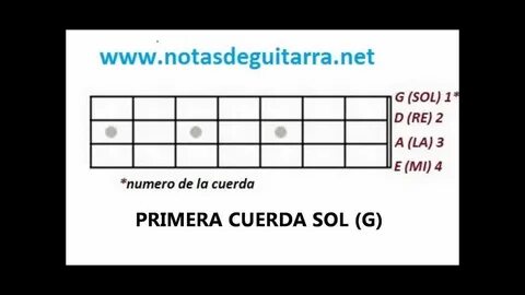 notas de referencia afinacion bajo electrico cuatro cuerdas 