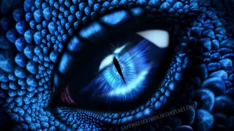 Sapphiresenthiss Eye by Sapphiresenthiss Dragones, Ojo de dr