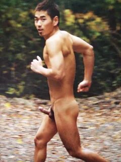 Japanese man in nude