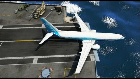 Boeing 737 MAX Emergency Landing On Aircraft Carrier GTA 5 -