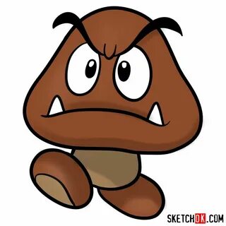 Goomba Archives - Sketchok easy drawing guides