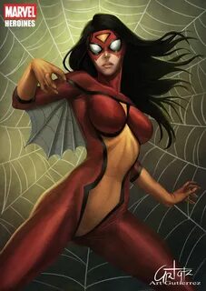 Spider-woman by ArTGutierrez on deviantART Marvel heroines, 