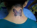 Pin by rachel deslatte ⚜ on Tats Butterfly neck tattoo, Butt