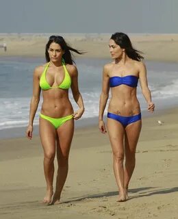 Bella Twins Bikini Photos: 2014 LA Beach -01 GotCeleb