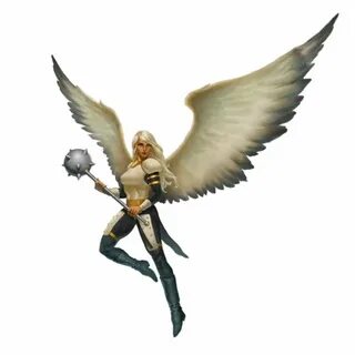 Female Monadic Deva Angel - Pathfinder PFRPG DND D&D 3.5 5E 
