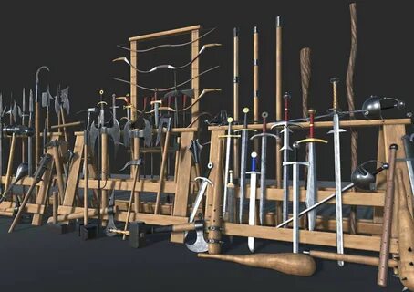 Medieval Weapons Collection Vol1 CGTrader