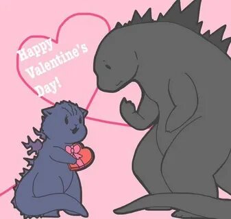 Happy Valentine's Day from Godzilla Godzilla comics, Kaiju m