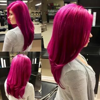 love this color Vivid hair color, Magenta hair, Hair color p