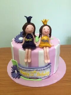 Birthday cake for twins Cake Poetry