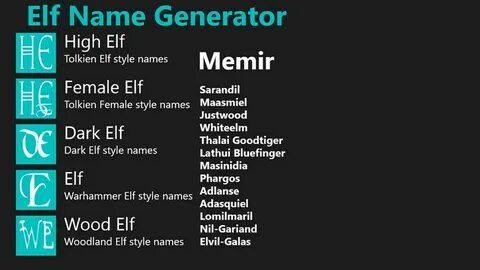 41+ Girl Elf Names Generator