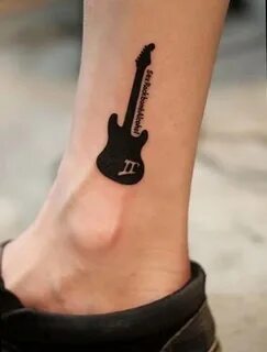 photo tattoo guitar 25.01.2019 № 012 - drawing tattoo with a