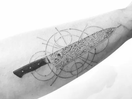 Chef Knife Tattoo